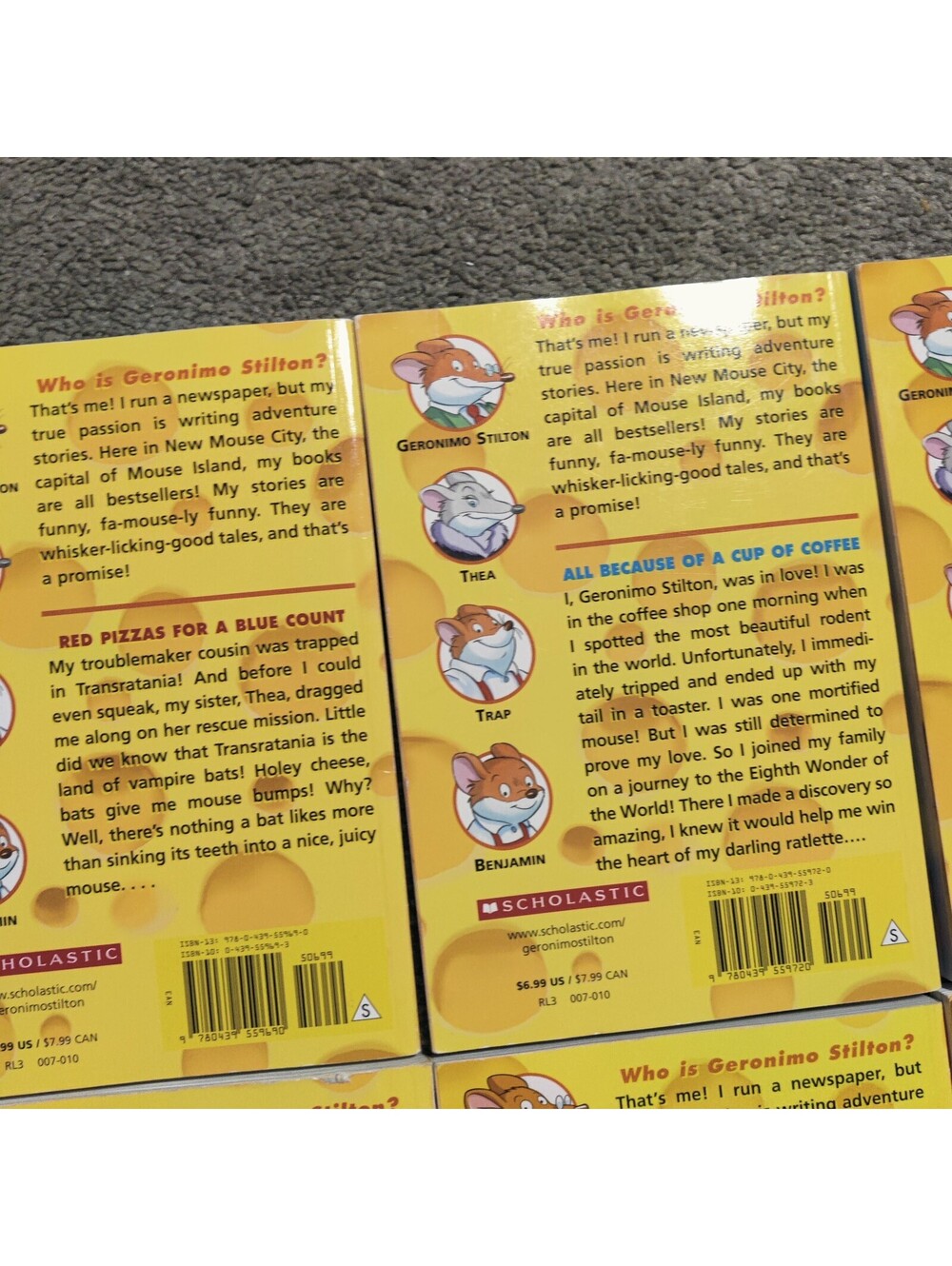 Lot of 20 Geronimo Stilton Paperback Books Scholastic Chapter Book Bundle - Picture 9 of 16